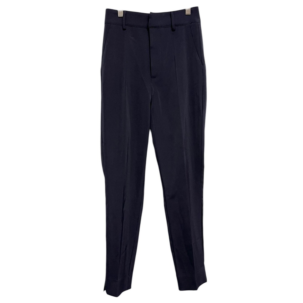 Eliya The Label Pants Womens XS Blue Slim Dress Work Trousers Lined Ankle Office